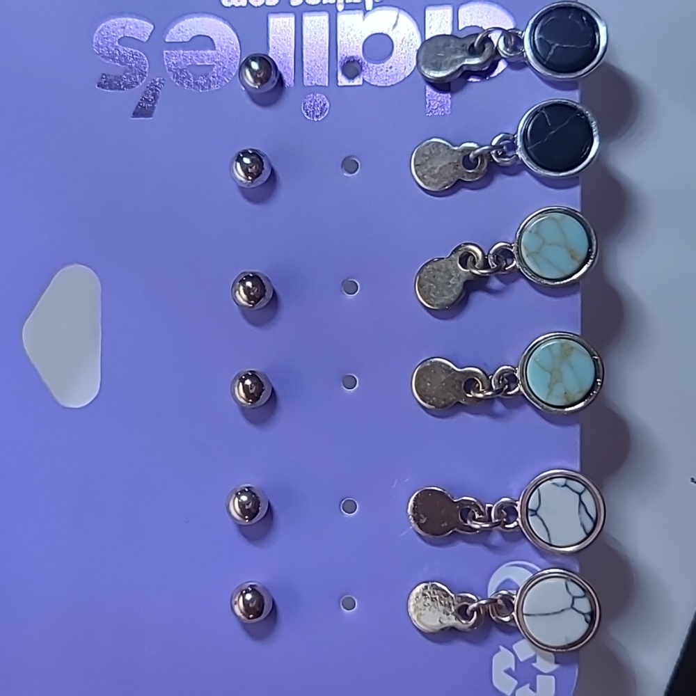 Multi-Pack Sensitive Solutions Bead and Dangle Earrings